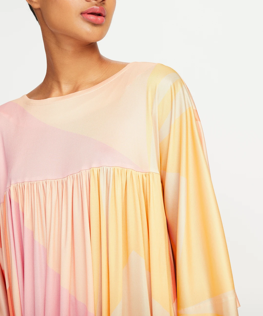 Flowy Rayon Cotton Maxi Kaftan, Lightweight and Breathable Caftan For Women's