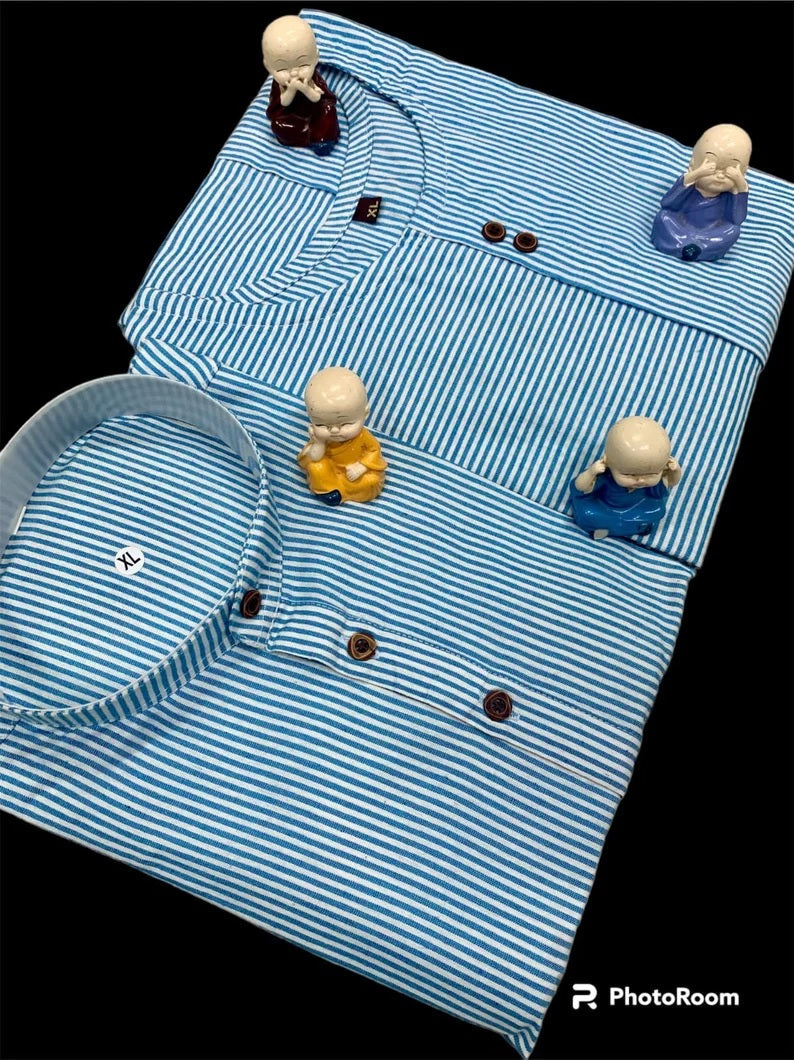 Premium Linen Cotton Couple Combo Set