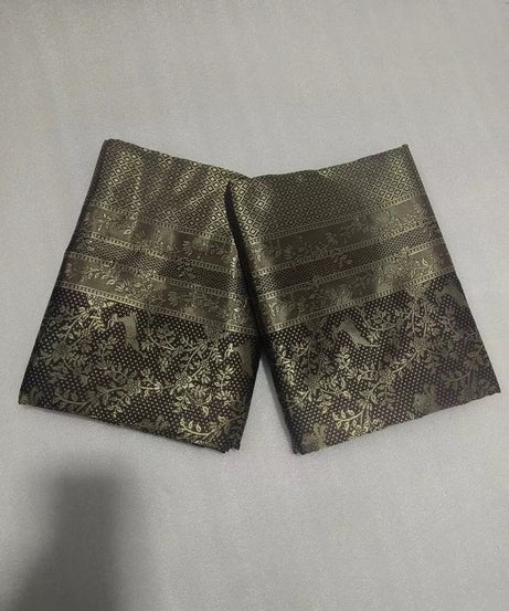 Banarsi Soft Silk Saree With Blouse