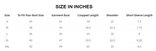 Sunshine Women Cropped Shirts