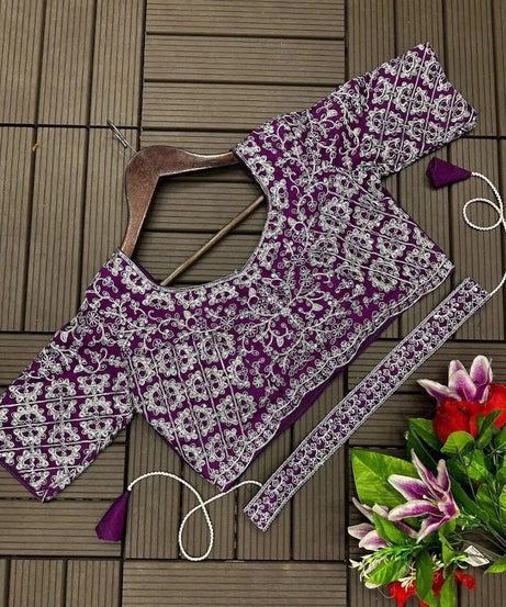 Ready To Wear Traditional Heavy Chinon Saree For Women's