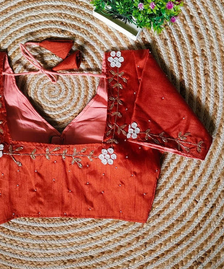 Assami Silk Saree Blouse