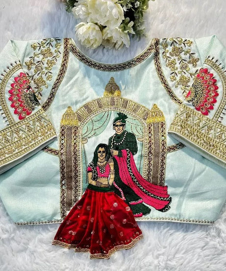 Raspberry Silk Blouse