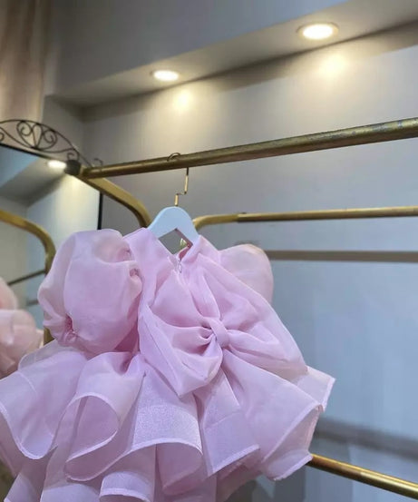 Girl Dress Kids Ruffles Party Wedding Dresses