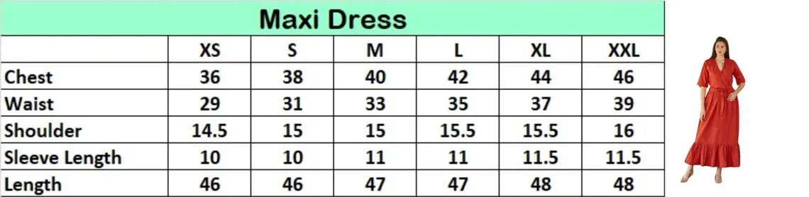 Linen V- Neck half Sleeve With Adjustable Maxi Dress