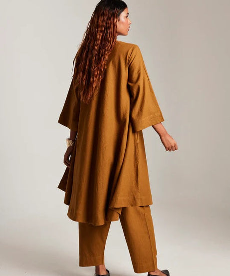 Co-Linen Pheran Kurta Set