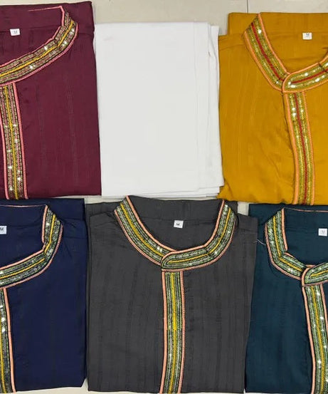 Pure Viscose with Embroidery Combo Set