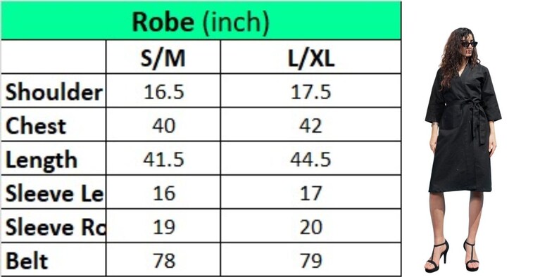 Linen Women Robe Kimono Dress