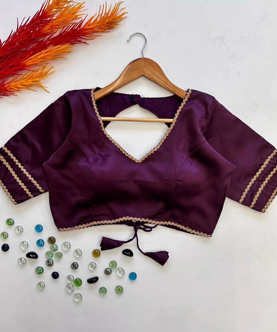 Wedding Special Stitched Manali Silk Blouse & Choli