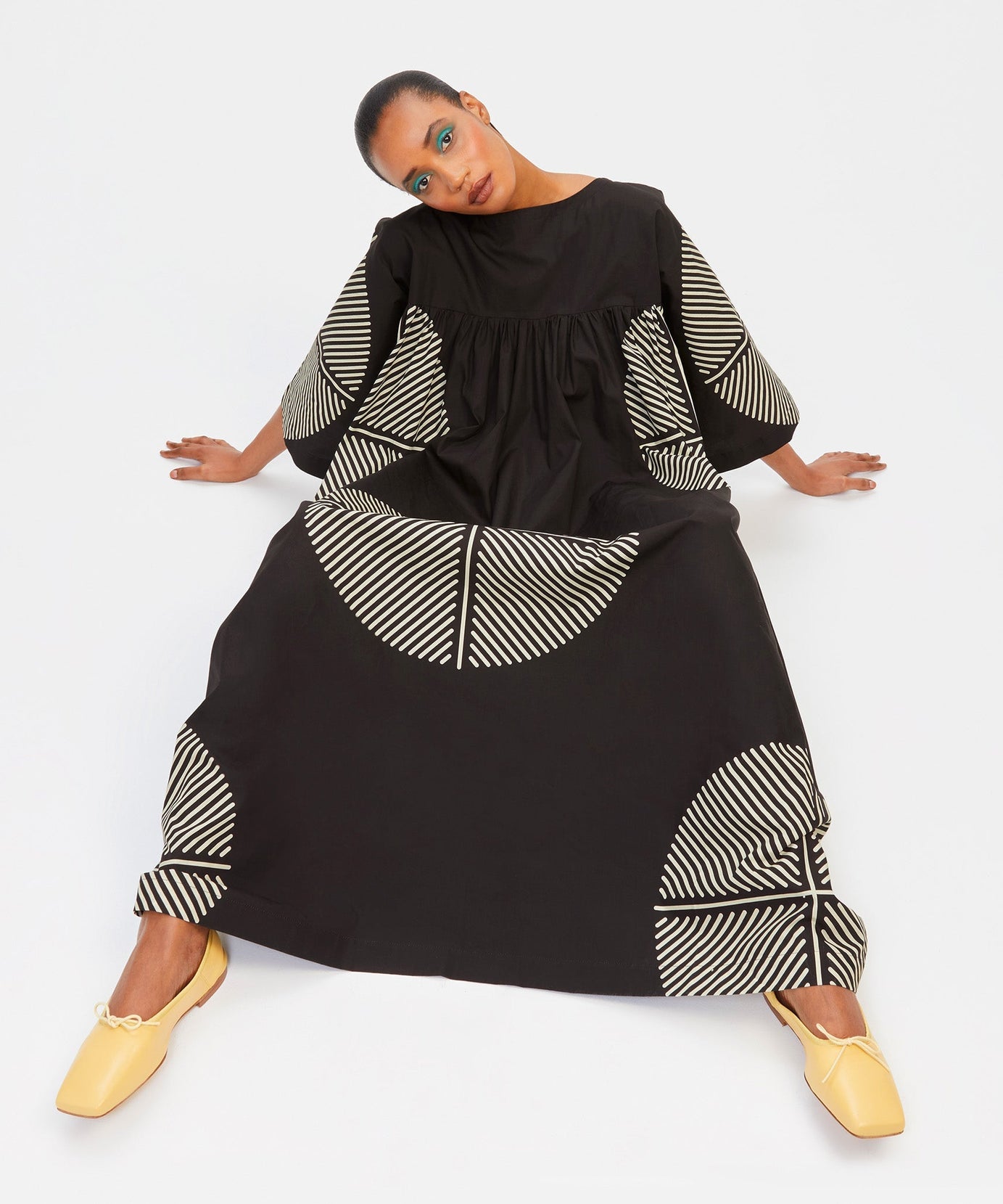 Lightweight Rayon Cotton Kaftan, Long Casual Wear Caftan For Women's