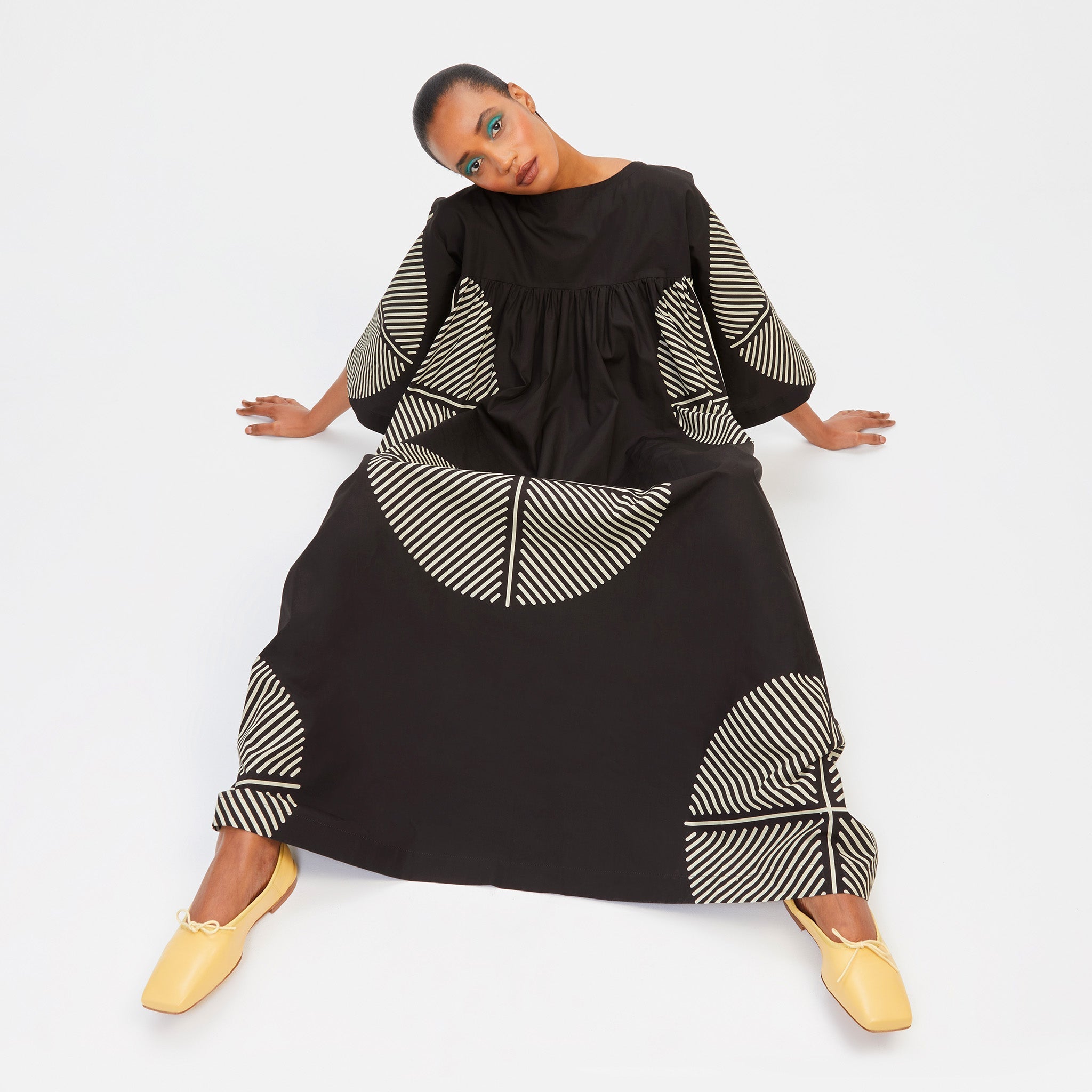 Lightweight Rayon Cotton Kaftan, Long Casual Wear Caftan For Women's