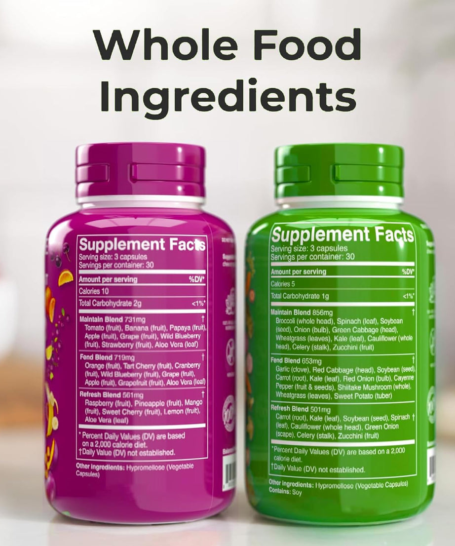 WELLCURYA Mixed Fruit & Vegetable Powder – 90g, Food-Grade Blend