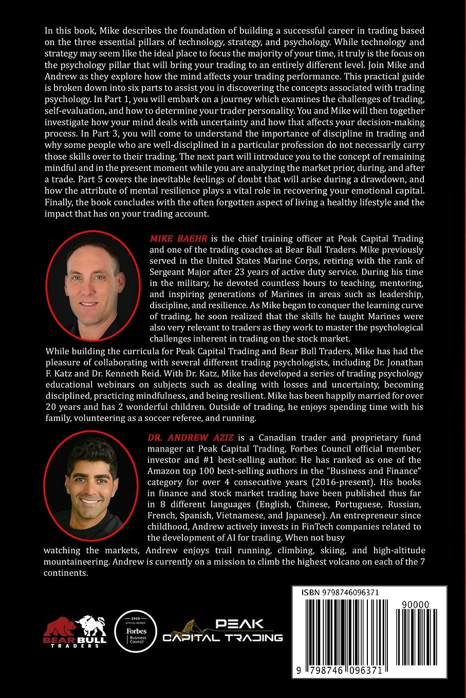 Introduction To Trading Psychology By Michael Baehr, Andrew Aziz - Paperback