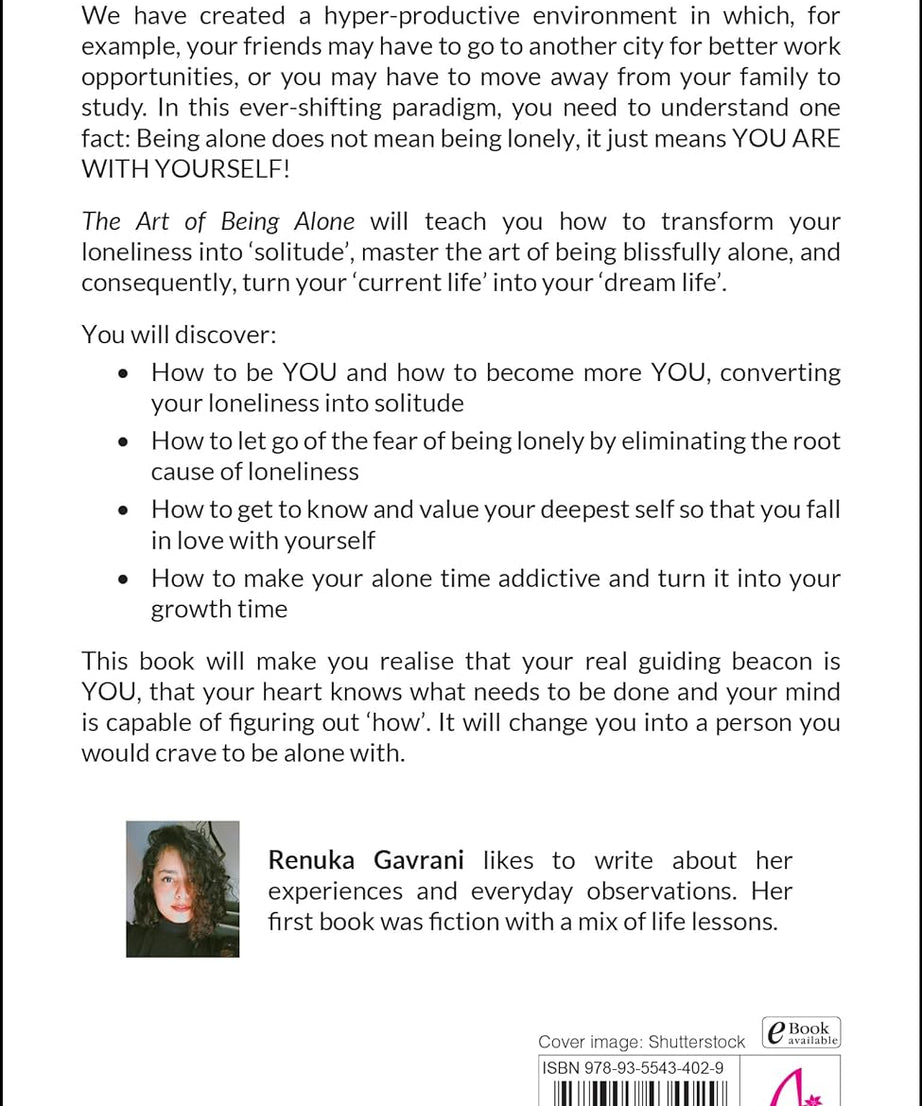 The Art of Being Alone: -Paperback