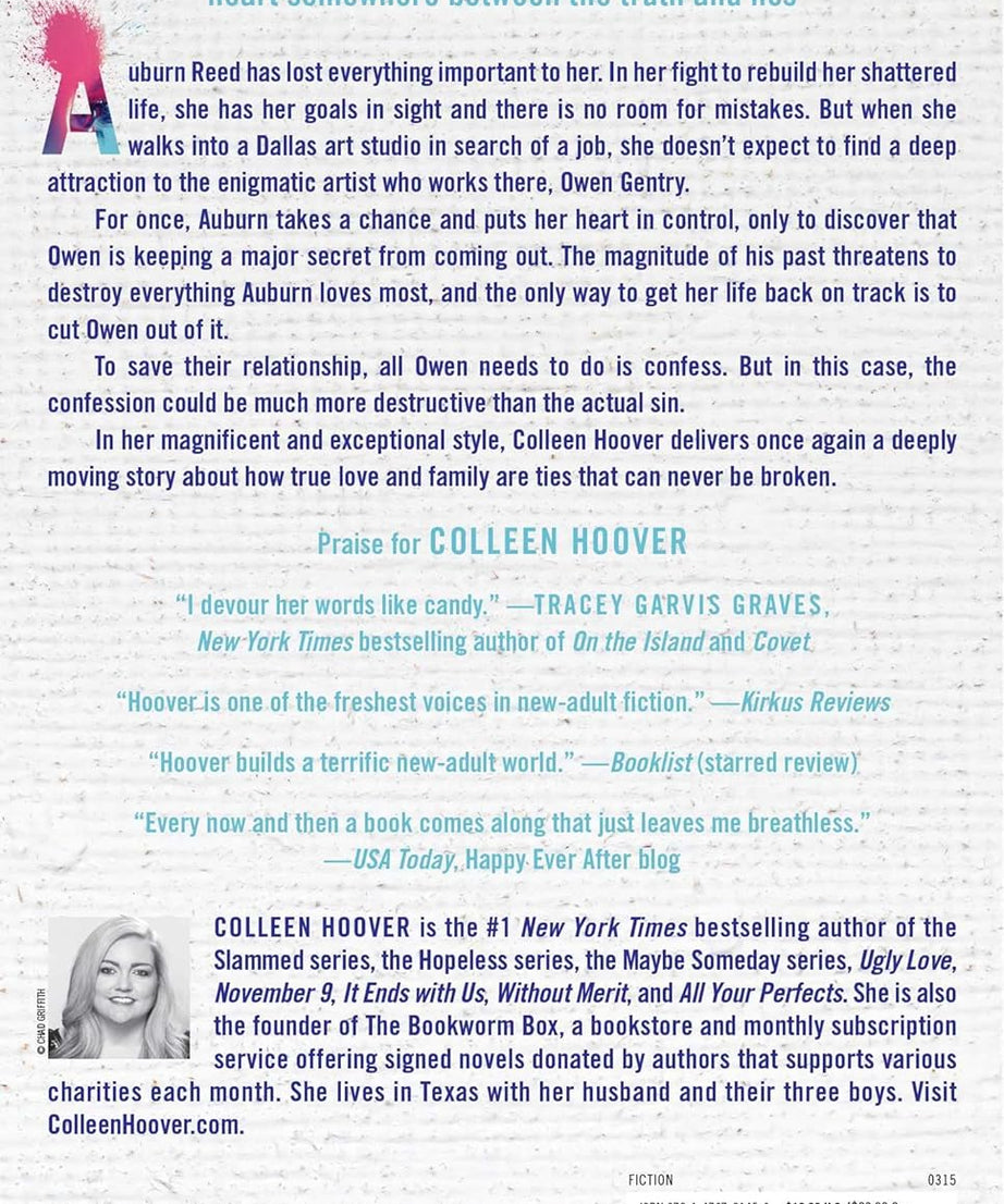 Confess (Paperback) - Colleen Hoover