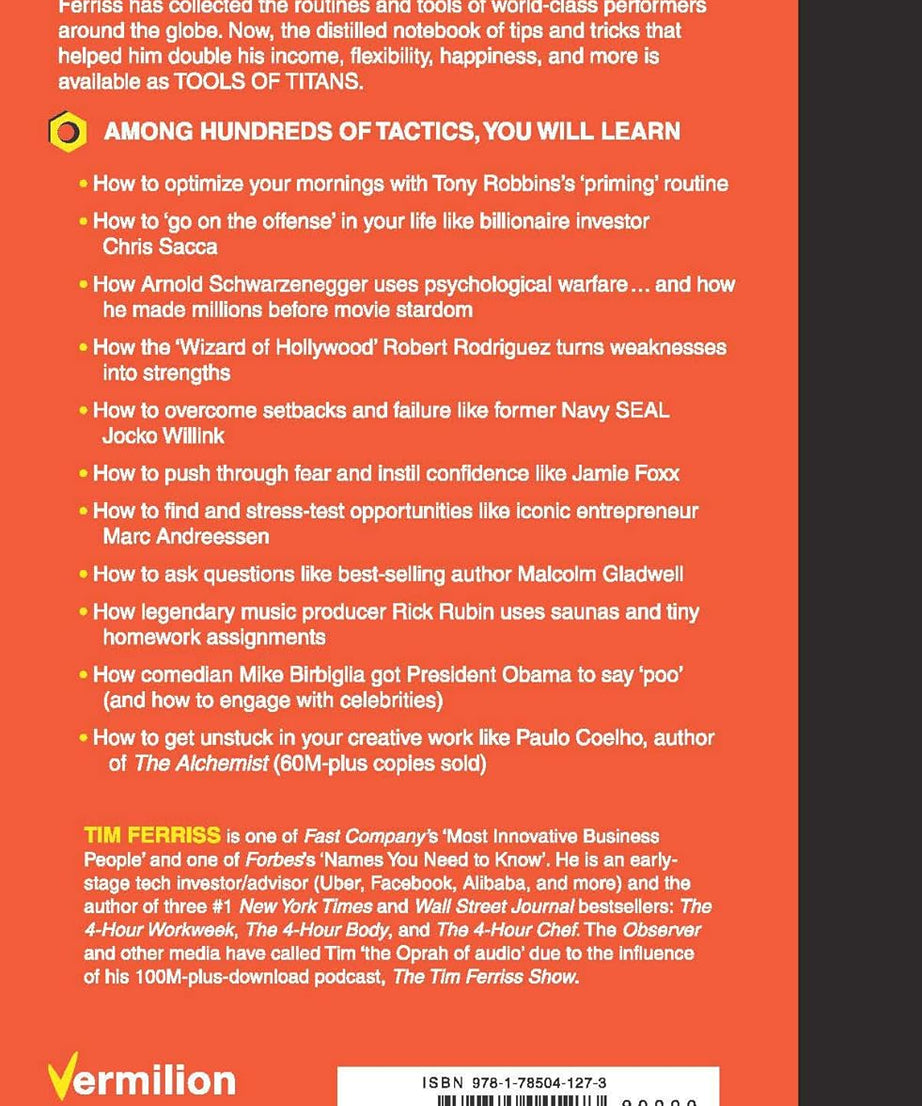 Tools Of Titans - Timothy Ferriss (Paperback)