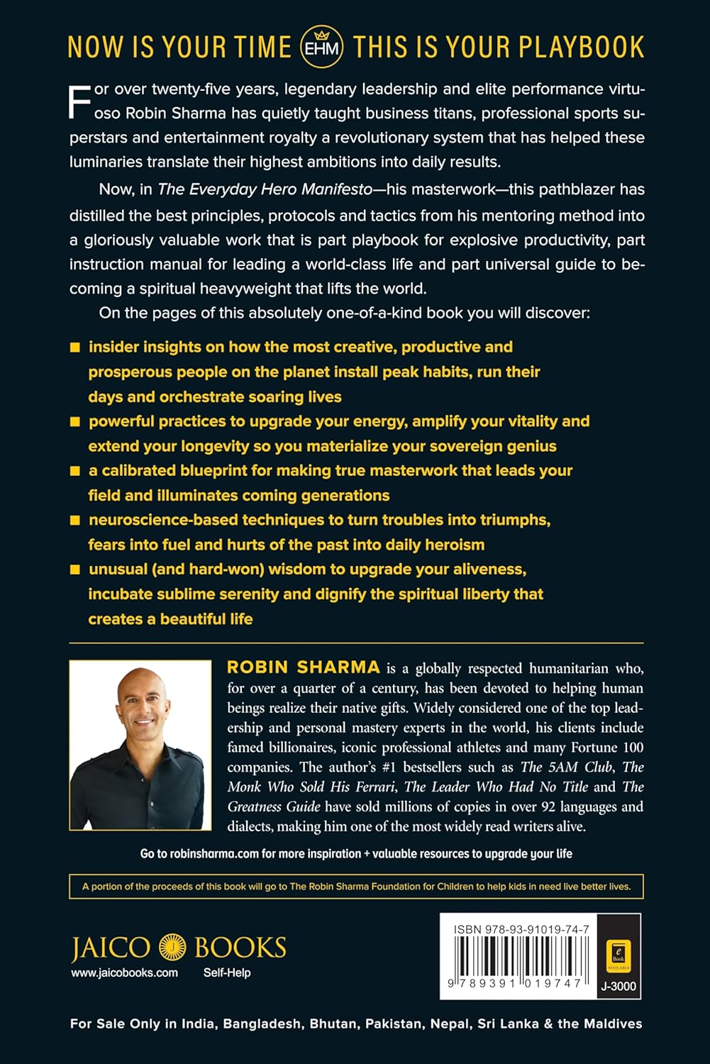 The Everyday Hero Manifesto Paperback 2021 by Robin Sharma