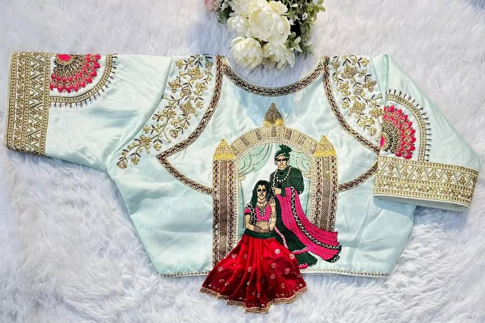 Raspberry Silk Blouse