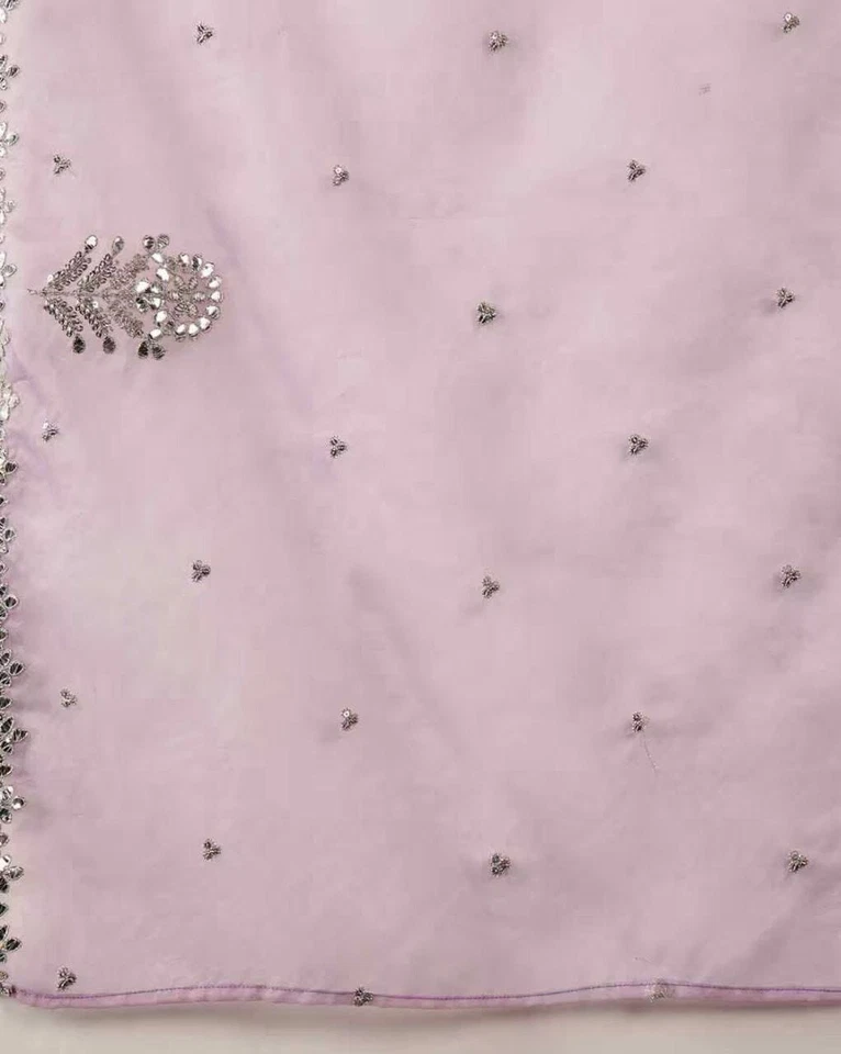 Beautiful Trending Silk Blend With Embroidy Work Kurti/Bottom With Dupatta Set 12-BS