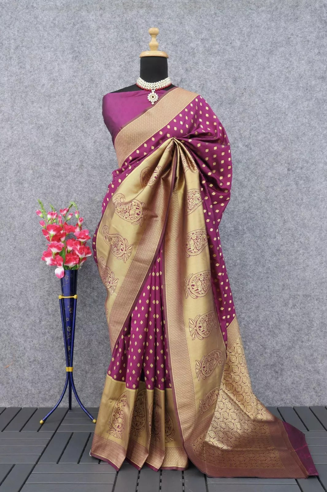 Wedding Soft Lichi Saree, Beautiful Fancy Sari Blouse