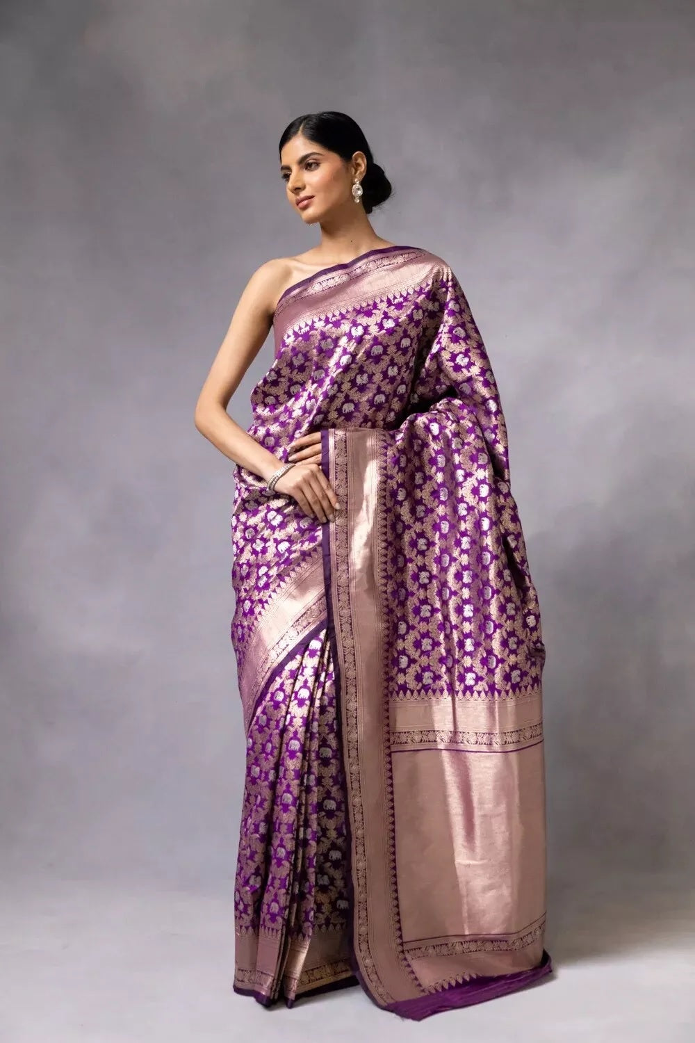 Banarasi Soft Silk Traditional Saree , Designer Party Wear Saree & Blouse