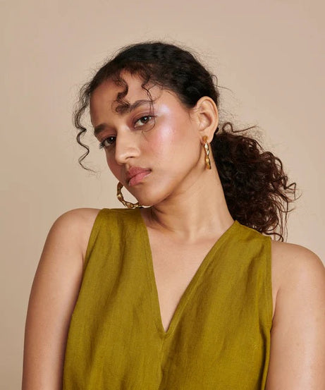 Linen Flared Jumpsuit