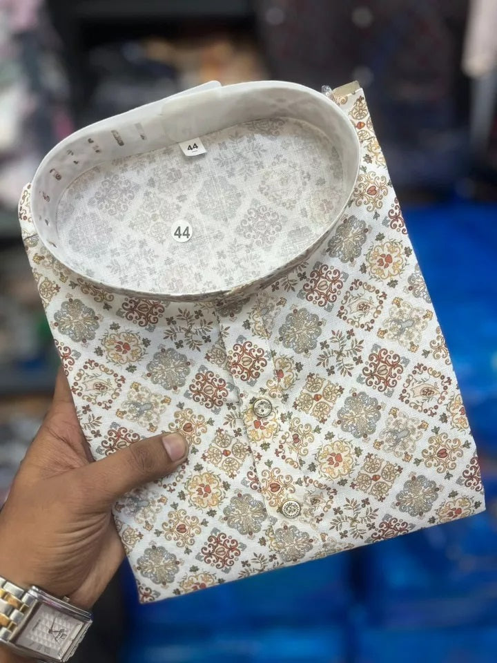 FullStitched Exclusive Classic Stylish Heavy Cotton Kurta Pajama For Men's