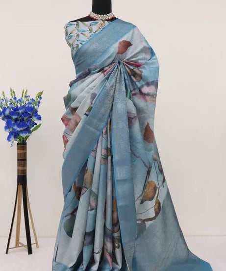 Function Style Bollywood Handloom Silk Saree,Wedding Party Ethnic Wear Sari