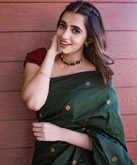 Function Wedding Banarasi Soft Silk Saree Blouse,Traditional Exclusive Sari