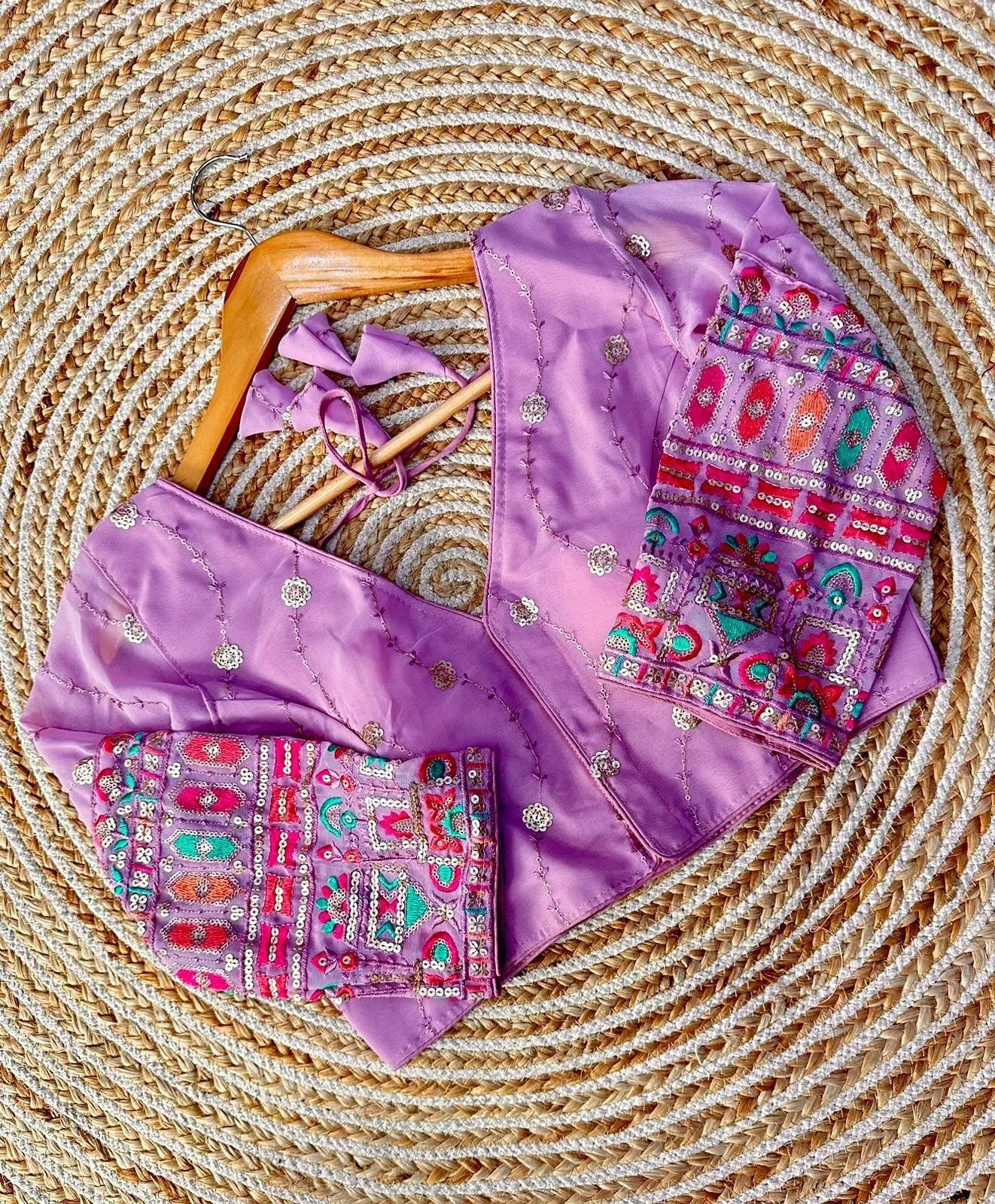 Full Stitched Milan Georgette Fancy Designer Traditional Look Blouse Choli