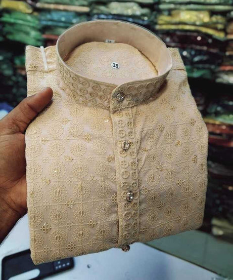 Rayon Kurta With Cotton Pajama For Men's