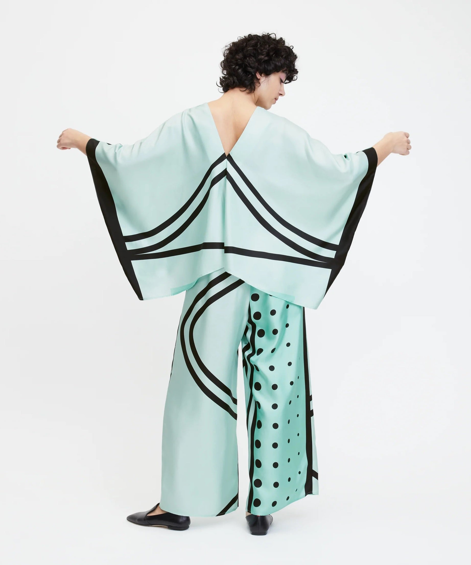 Soft Satin Silk Co-ord Set , Printed Women's Co-ord