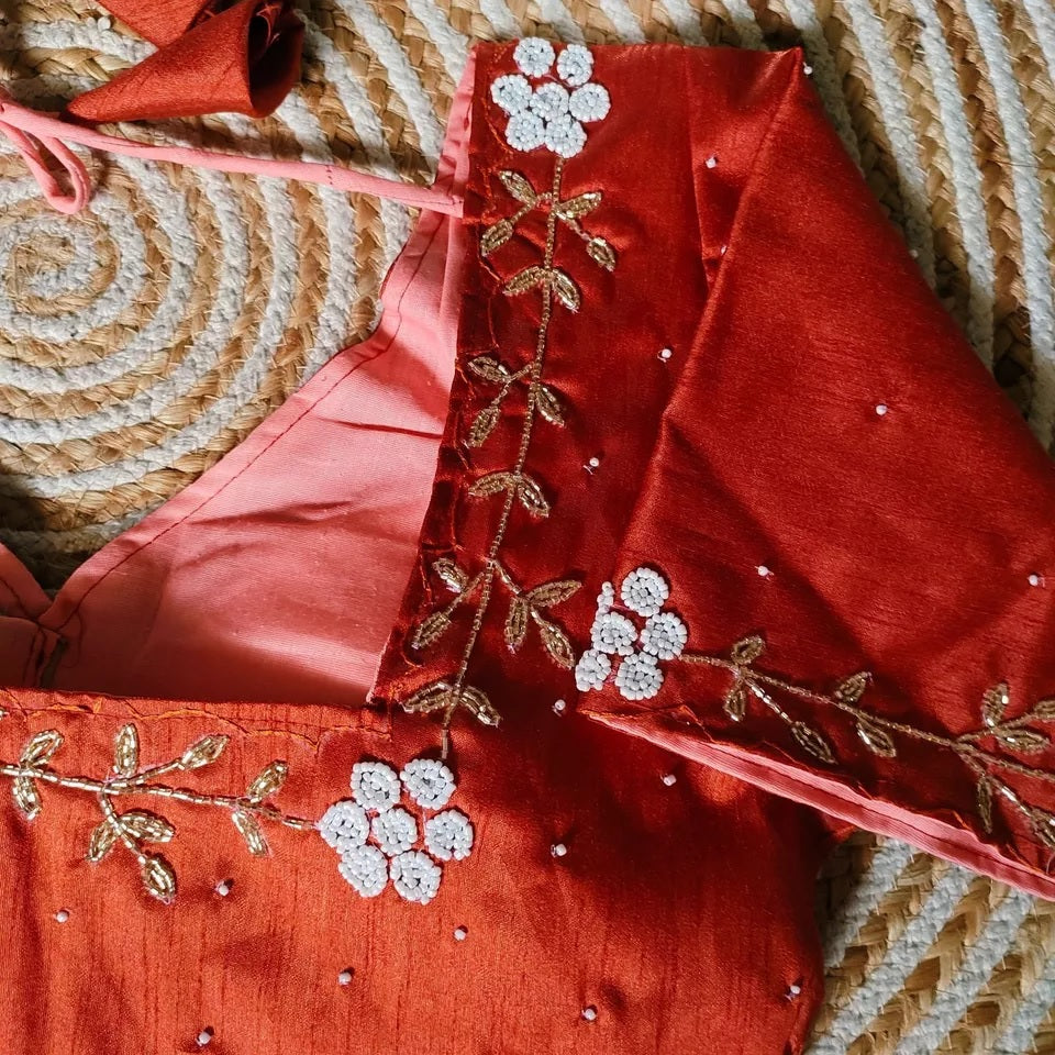 Assami Silk Saree Blouse