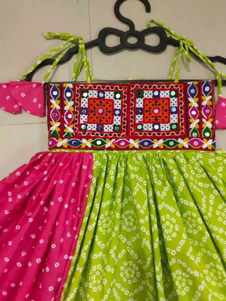 Kids Navratri Cotton Lehenga Choli