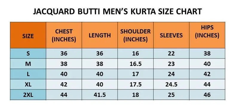 Men's Jacquard kurta pajama Set