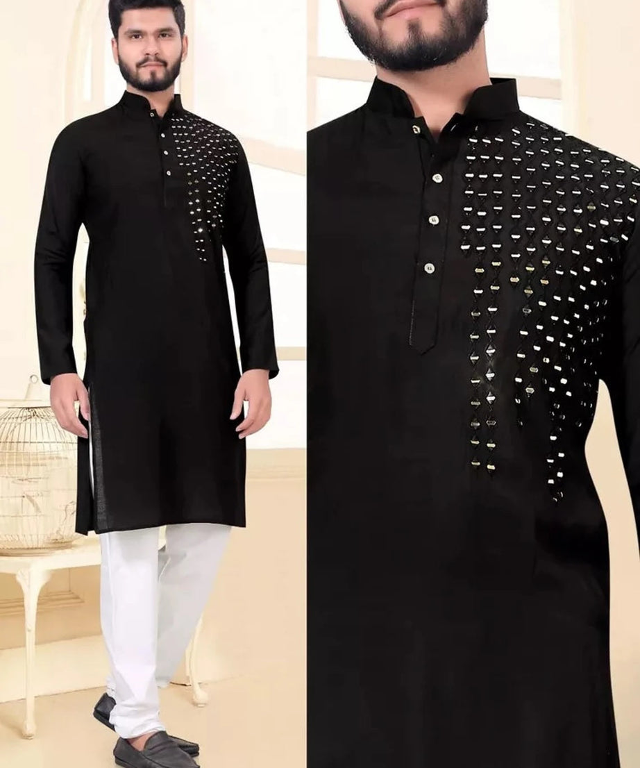 Viscose with kurta pajama set For Men's
