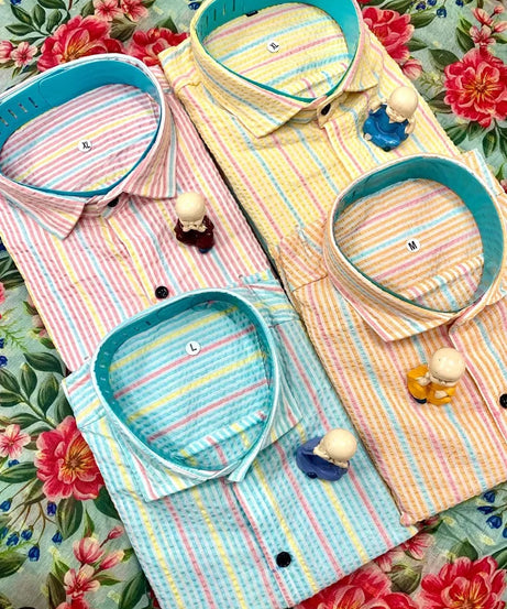 Presenting Couple Men's Shirt & Female Tunic Combo Set