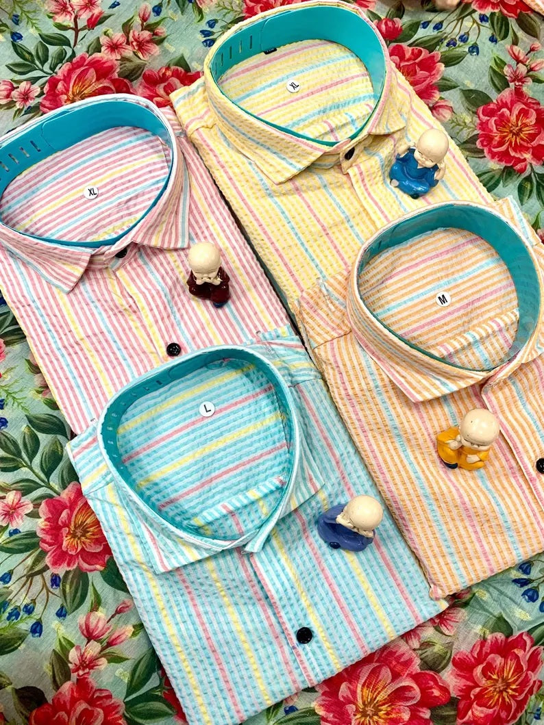 Presenting Couple Men's Shirt & Female Tunic Combo Set