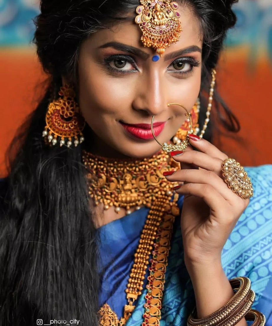 Traditional Classic Party Wear Saree, Ethnic Wedding Sari For Women's