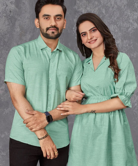 Premium Slub Cotton Couple Combo Set