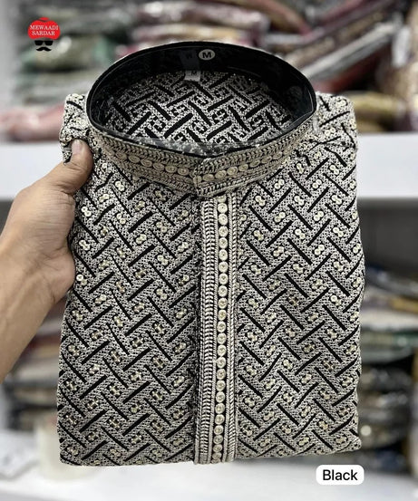 Men's FullStitched Premium Rayon Wedding Special Kurta Pajama Set