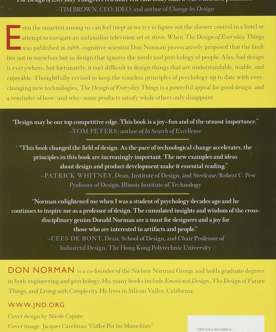 The Design Of Everyday Things (Paperback)