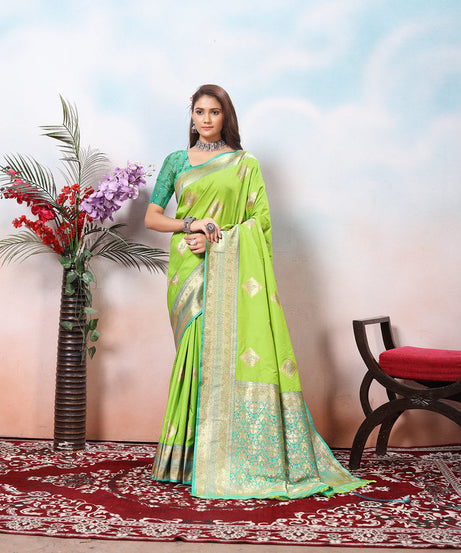 Traditional Wear Beautifull Soft Silk Saree, Wedding Wear Sari With Blouse