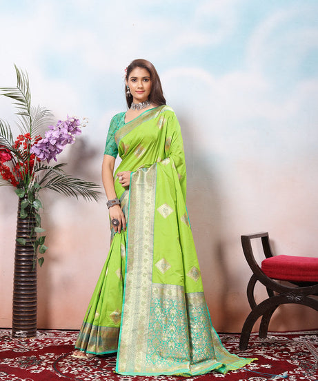 Traditional Wear Beautifull Soft Silk Saree, Wedding Wear Sari With Blouse