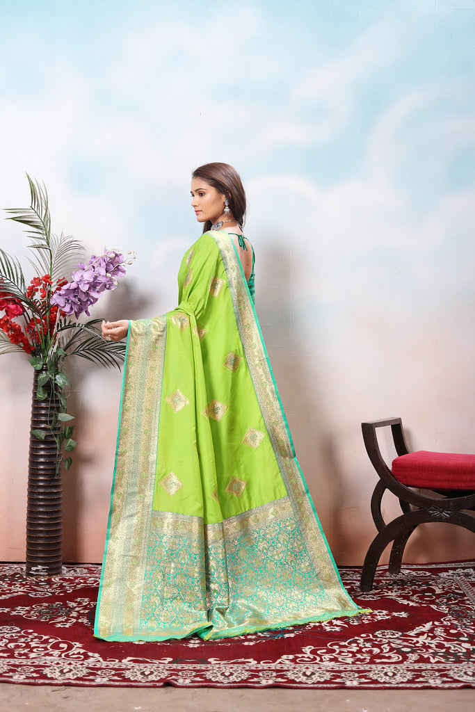 Traditional Wear Beautifull Soft Silk Saree, Wedding Wear Sari With Blouse