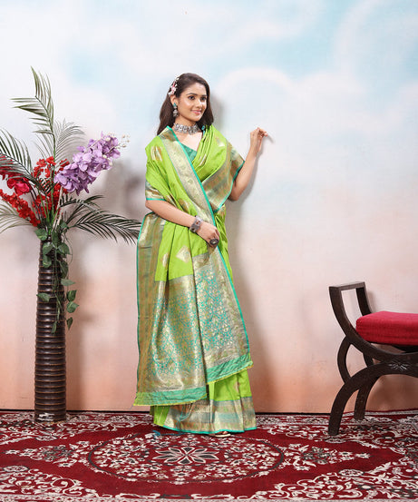 Traditional Wear Beautifull Soft Silk Saree, Wedding Wear Sari With Blouse