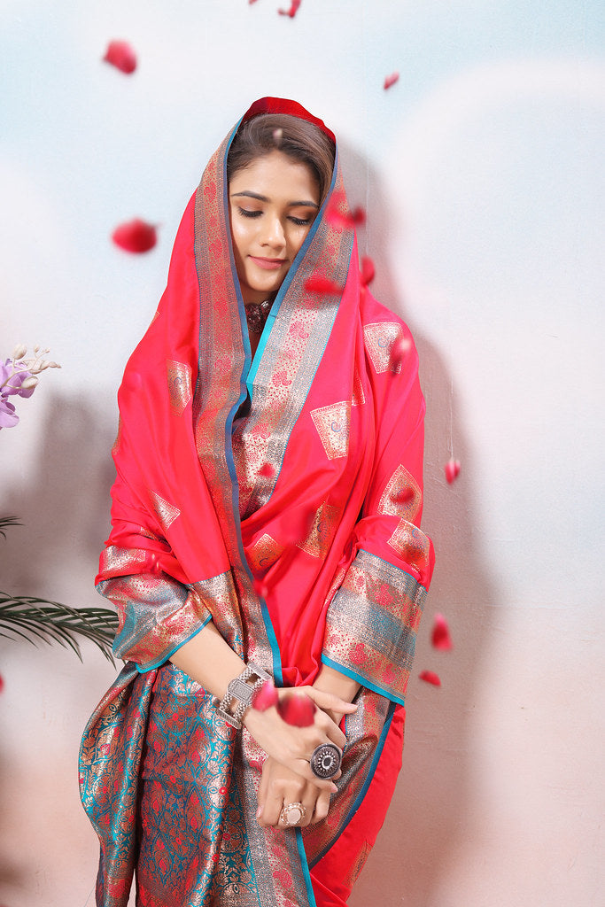 Traditional Wear Beautifull Soft Silk Saree, Wedding Wear Sari With Blouse