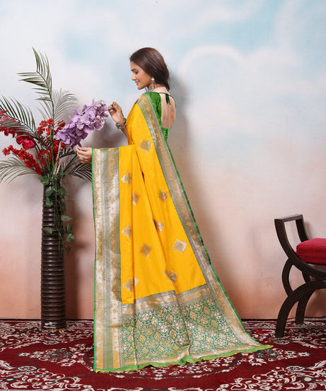 Traditional Wear Beautifull Soft Silk Saree, Wedding Wear Sari With Blouse