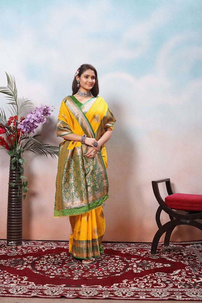 Traditional Wear Beautifull Soft Silk Saree, Wedding Wear Sari With Blouse