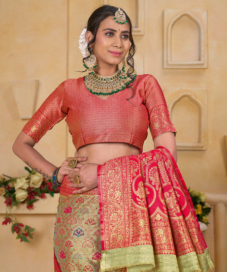 Traditional Wear Elegant Designer Saree, Pure Tissue Sari With Blosue